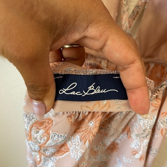 BIN#2 - LAC BLEU Floral Print Romper - Picture 6 of 8